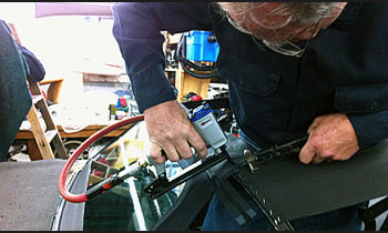 repairing convertible top